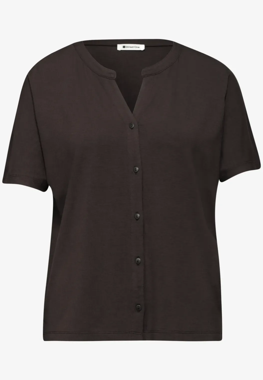 Shirt met overhangende schouders in tuniekstijl