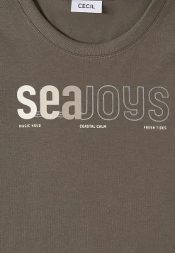 Shirt met print aan de voorkant