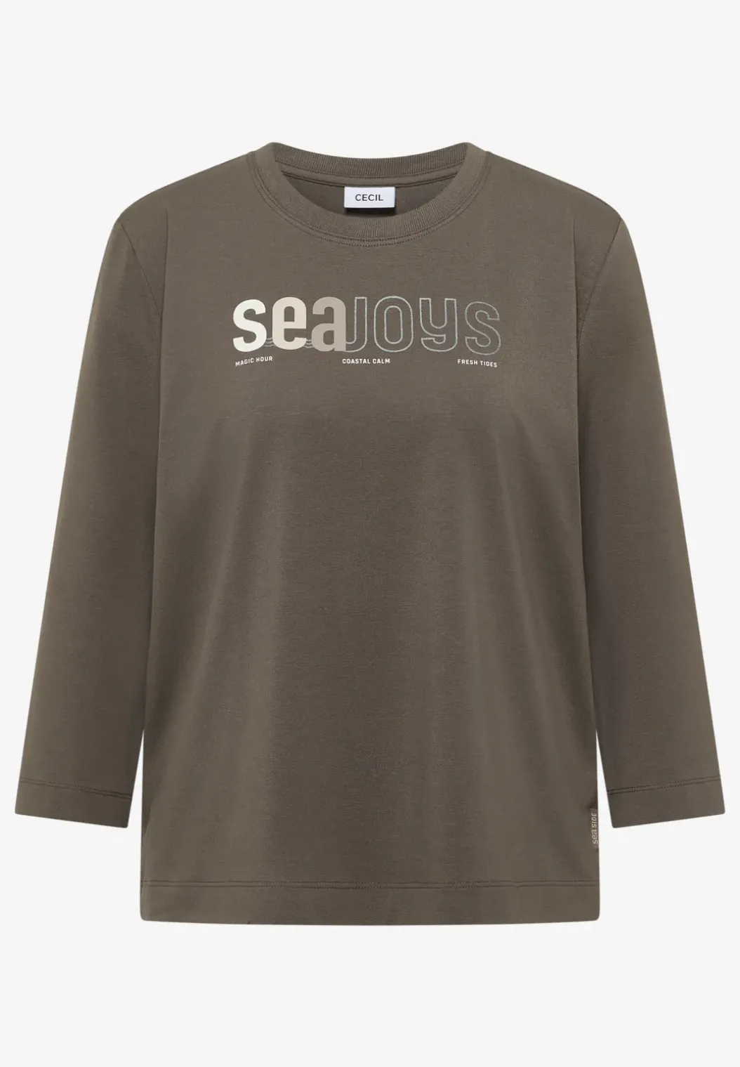 Shirt met print aan de voorkant