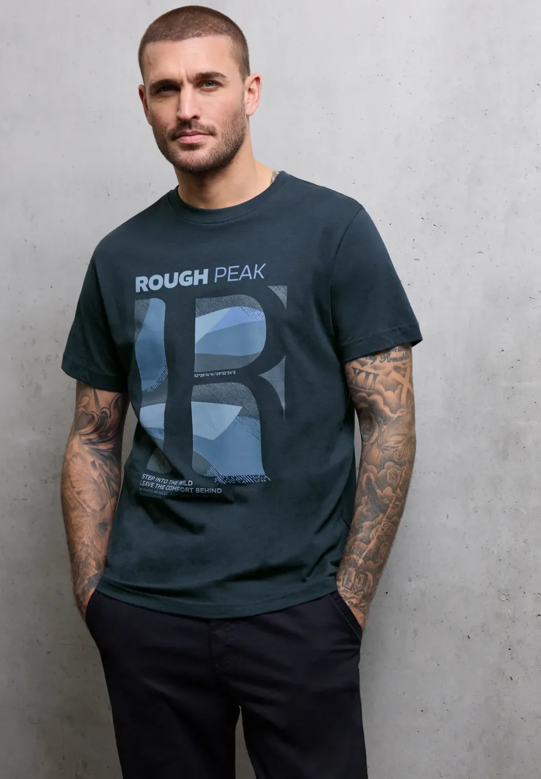 Shirt met print aan de voorkant