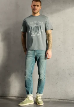 Shirt met print aan de voorkant