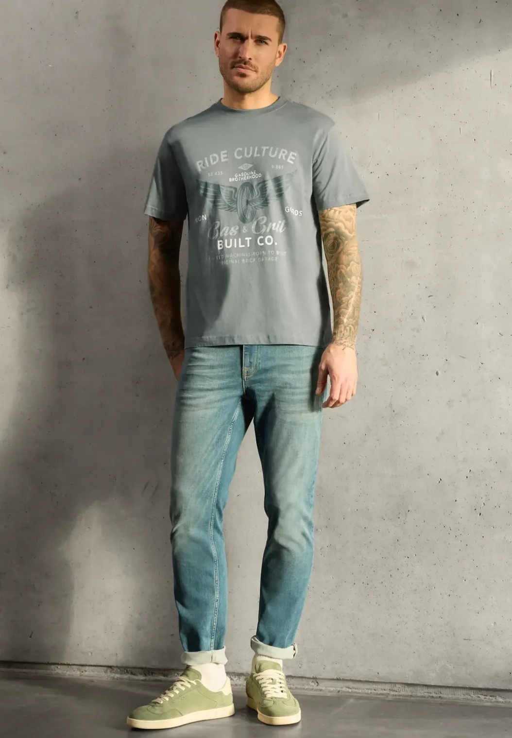 Shirt met print aan de voorkant