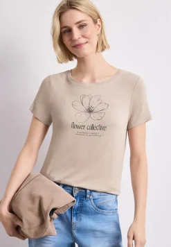 Shirt met ronde hals en Artwork