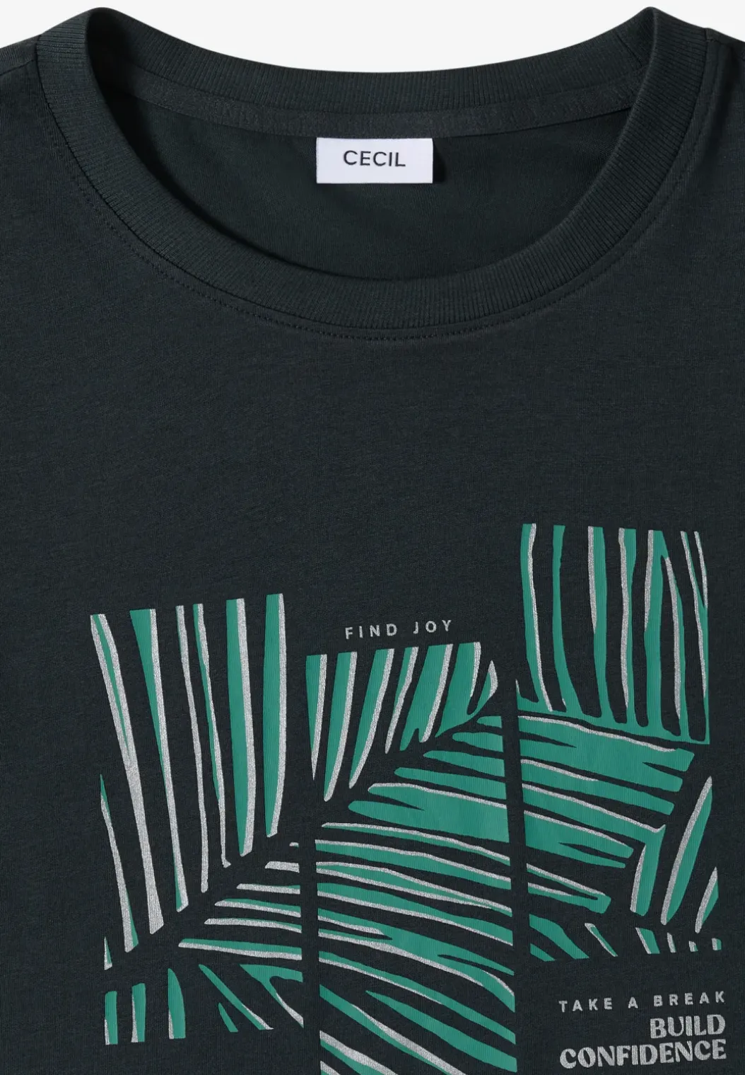 Shirt met ronde hals en Artwork