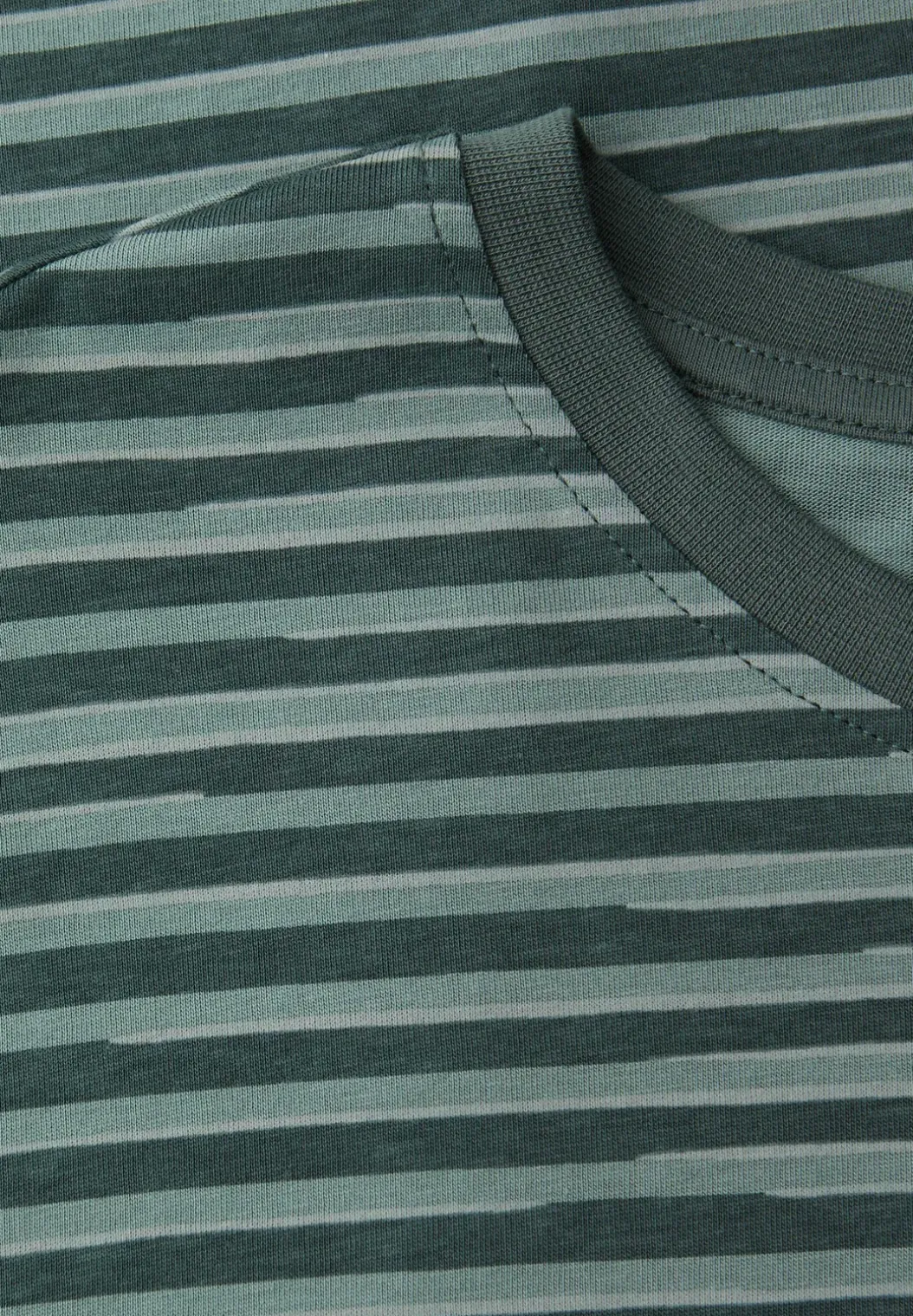 Shirt met ronde hals en all-over print