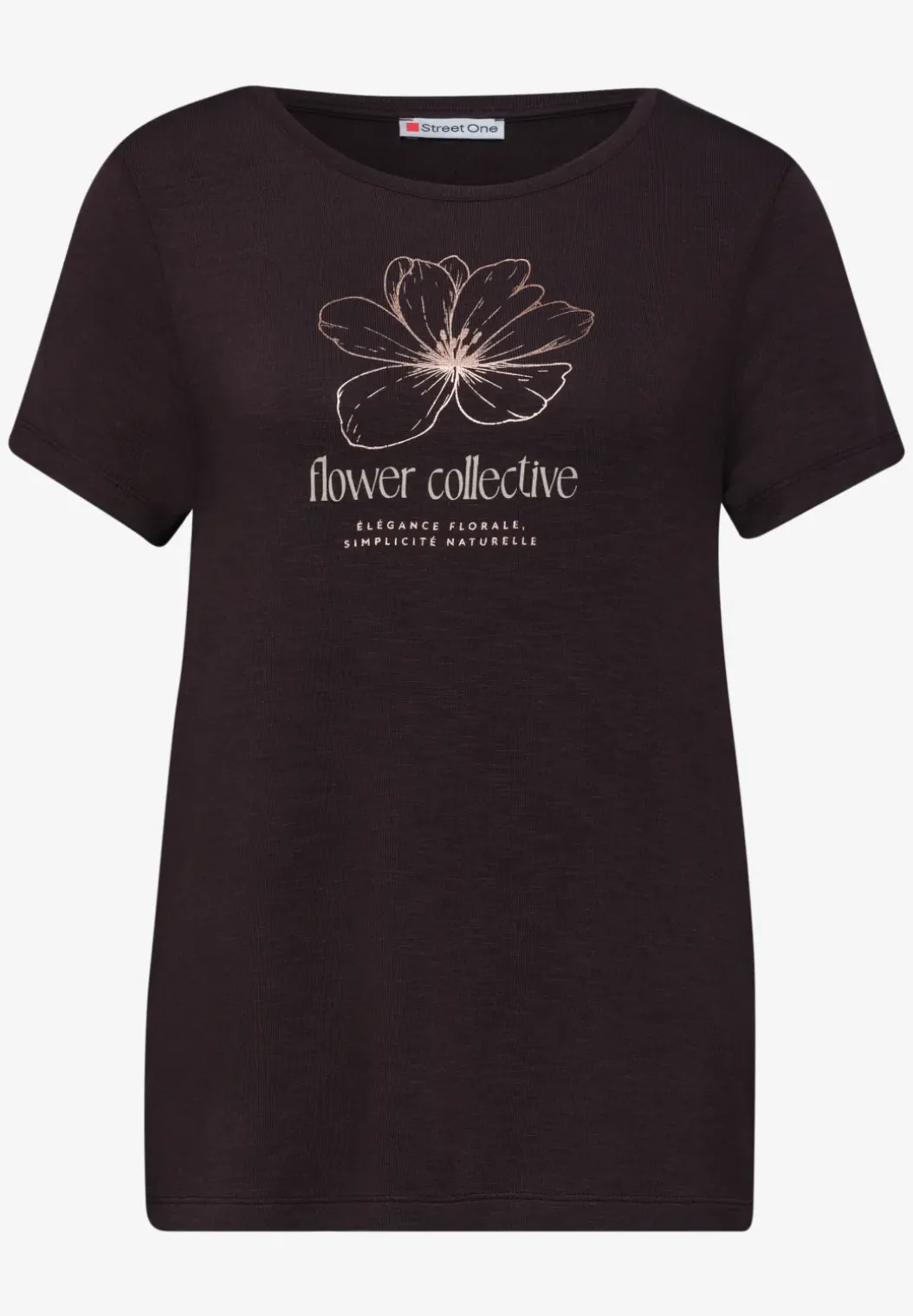 Shirt met ronde hals en Artwork