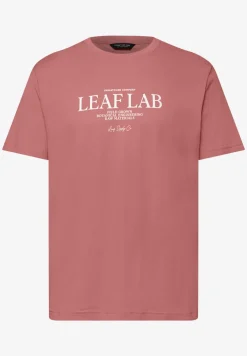Shirt met ronde hals en borstprint