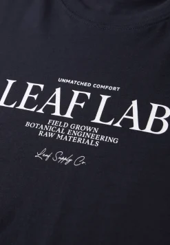 Shirt met ronde hals en borstprint