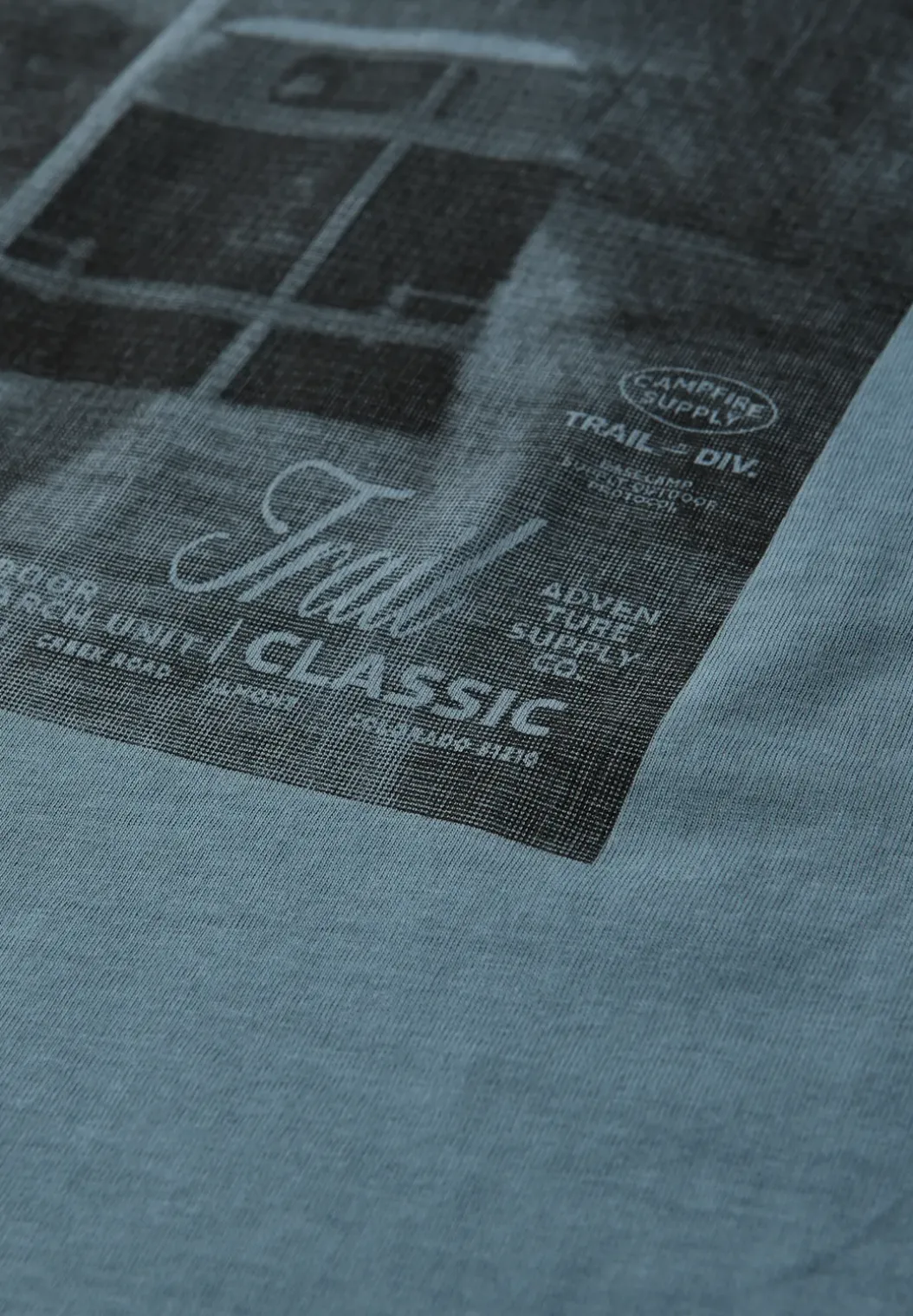 Shirt met ronde hals en fotoprint