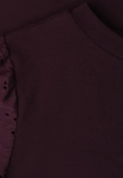 Shirt met ronde hals en kanten mouwen