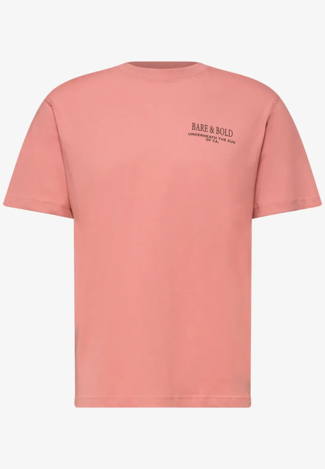 Shirt met ronde hals en opdruk op de rug
