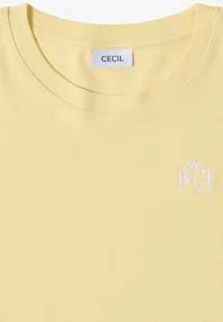 Shirt met ronde hals en printdetail