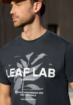 Shirt met ronde hals en print