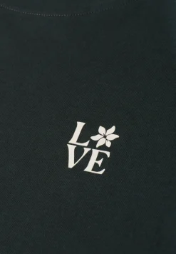 Shirt met ronde hals en printdetail