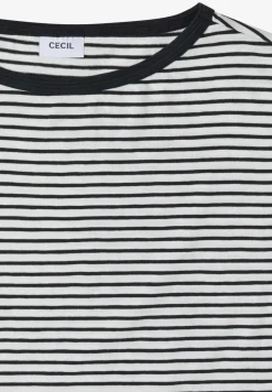 Shirt met ronde hals en strepen