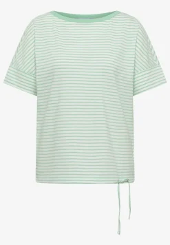 Shirt met ronde hals en strepen