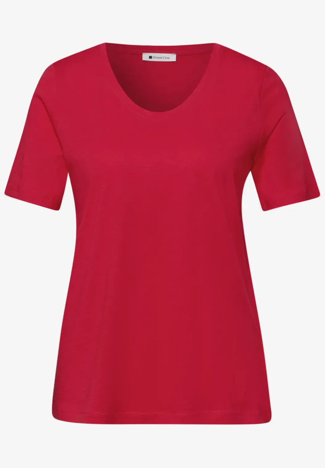 Shirt met ronde V-hals in een pak van 2