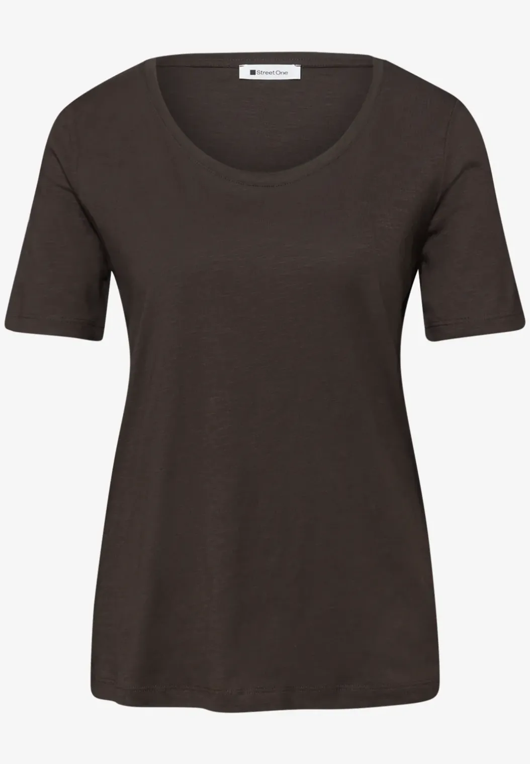Shirt met ronde V-hals in een pak van 2
