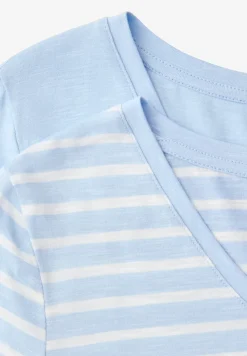 Shirt met ronde V-hals in een pak van 2