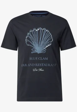 Shirt met schelpenprint