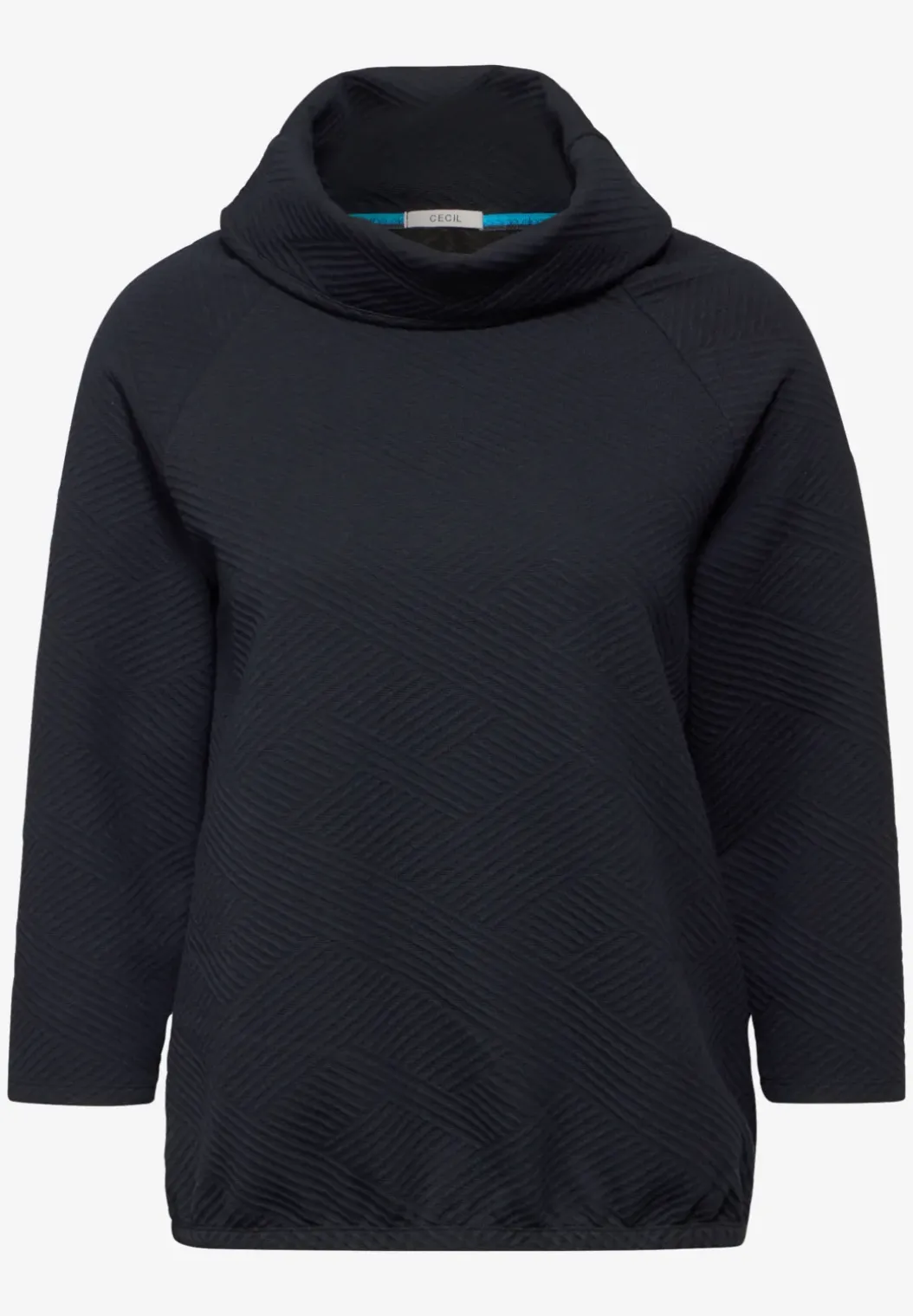 Shirt met sjaalkraag
