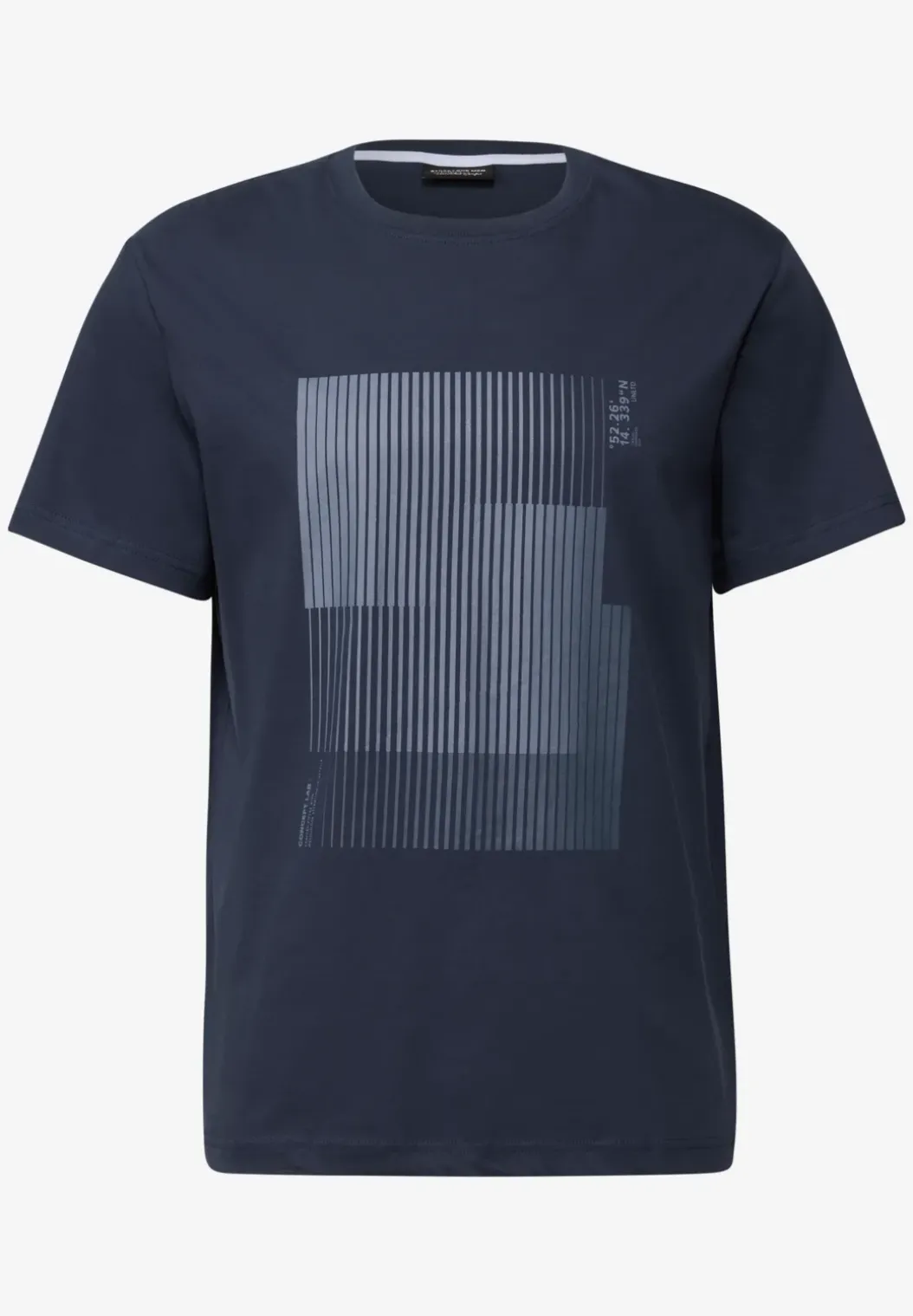 Shirt met streepjesprint