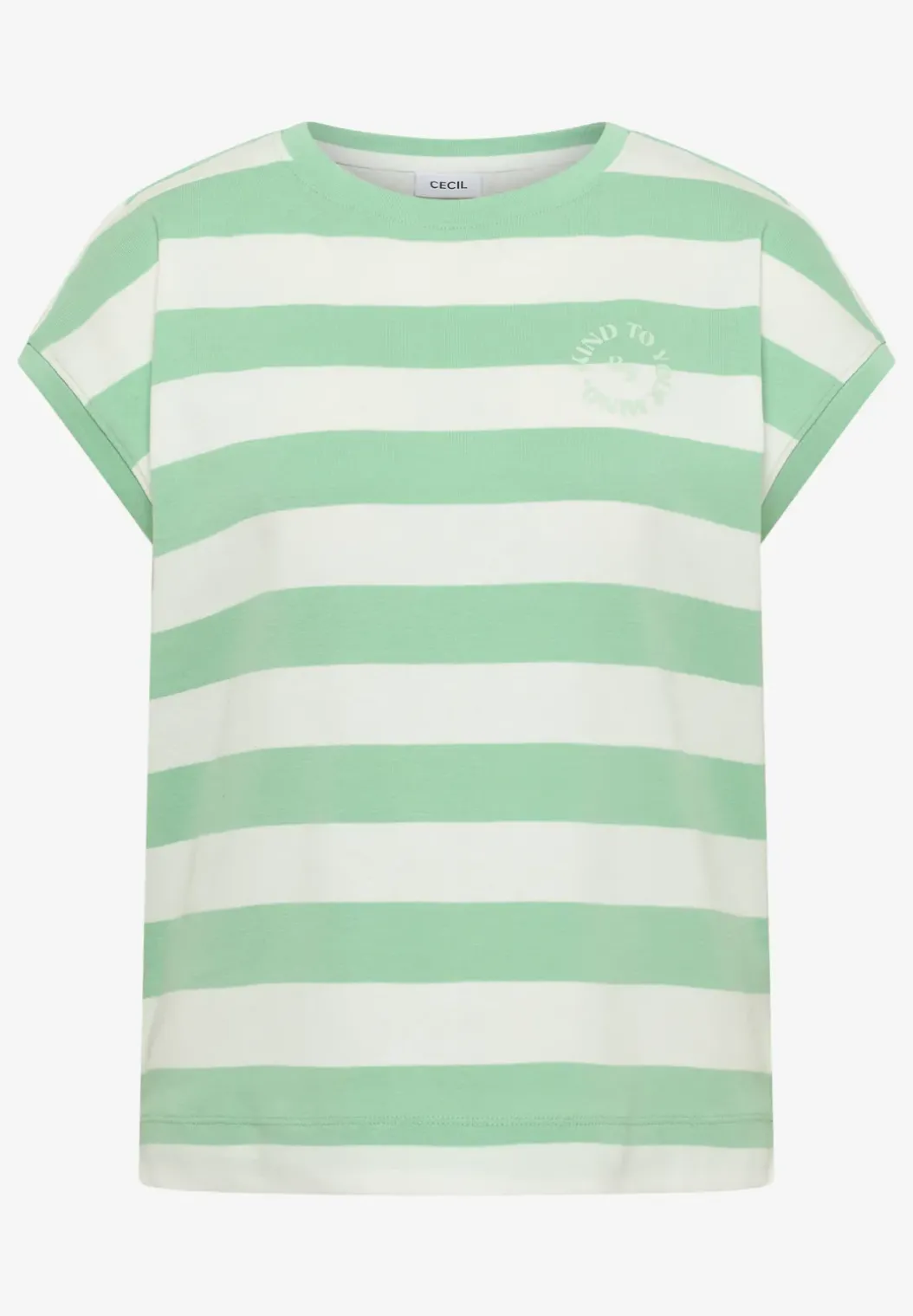 Shirt met strepen en printdetail