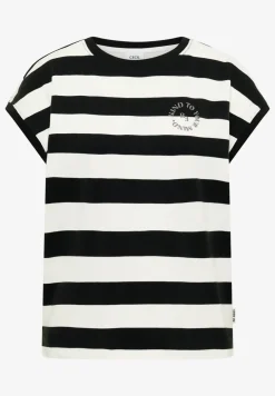 Shirt met strepen en printdetail