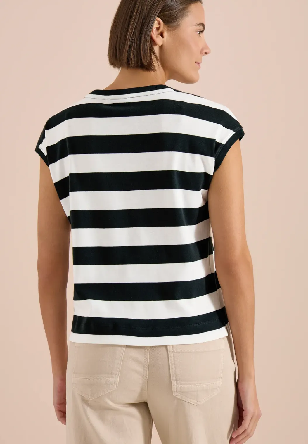 Shirt met strepen en printdetail