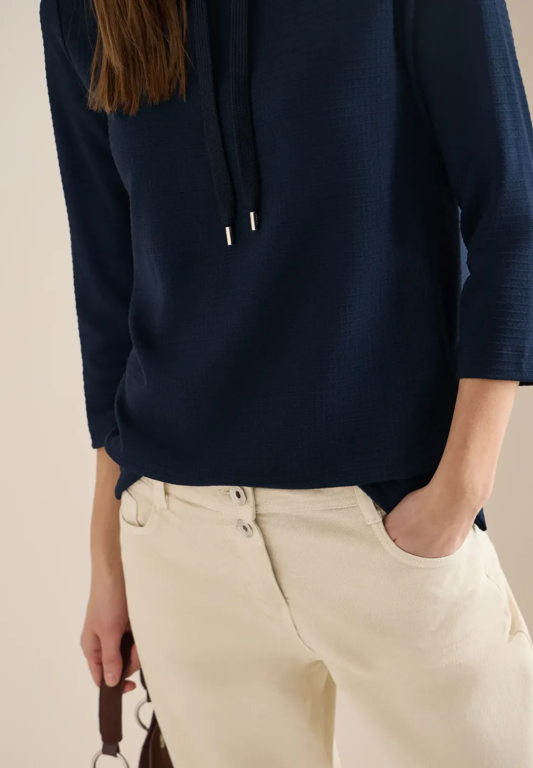 Shirt met structuur