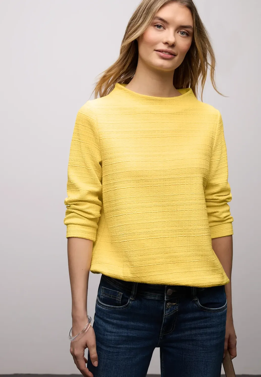 Shirt met structuur