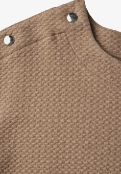 Shirt met structuur en knopen