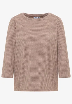 Shirt met structuur in twee kleuren