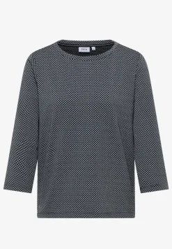 Shirt met structuur in twee kleuren