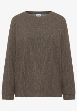 Shirt met structuur in twee kleuren
