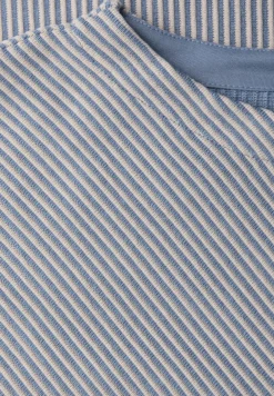 Shirt met structuur, tweekleurig
