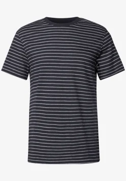 Shirt met structuurstrepen