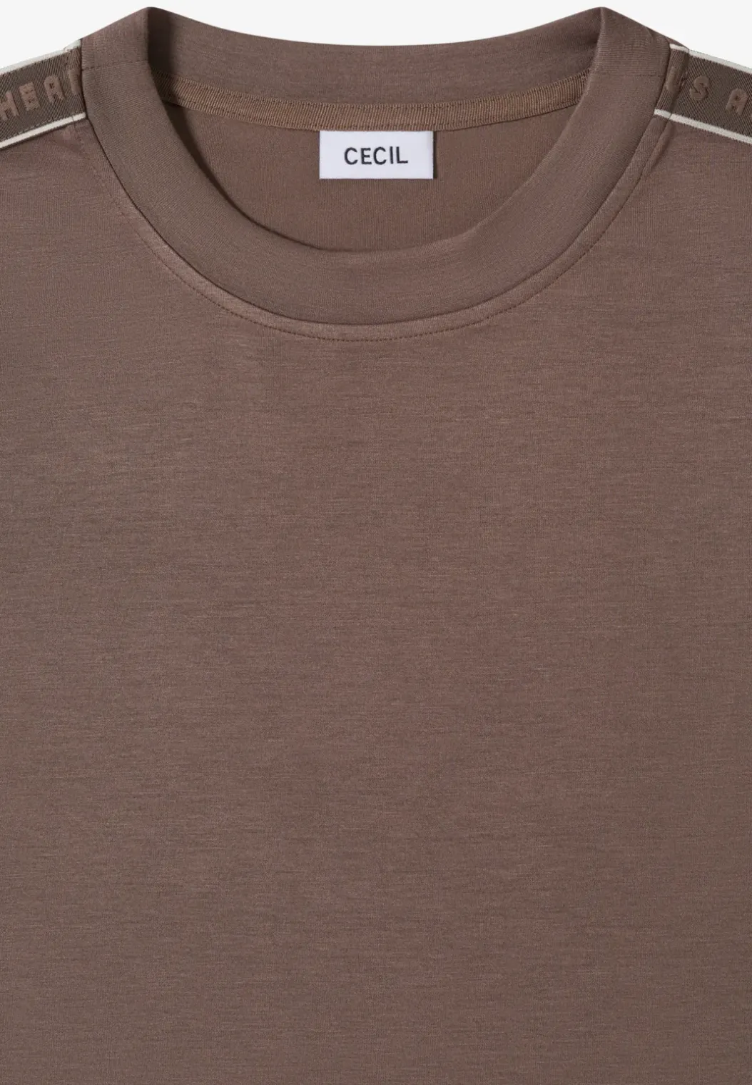 Shirt met tape details