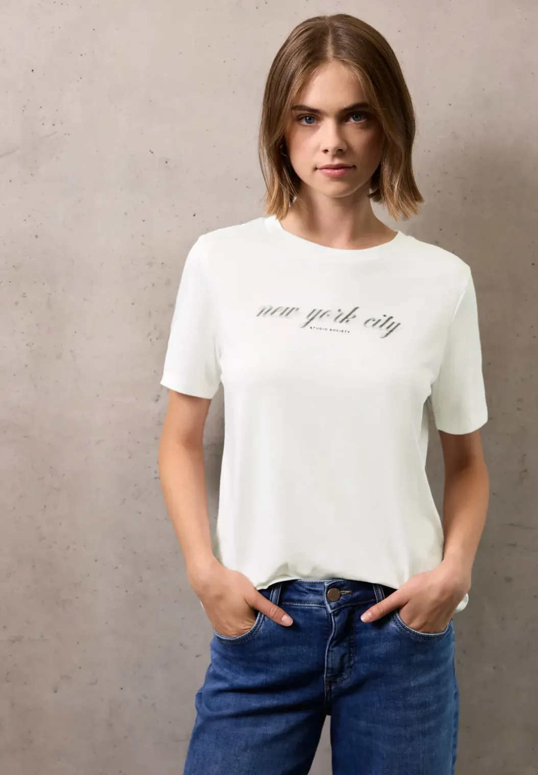Shirt met tekst