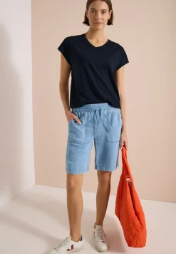 Shirt met ton-sur-ton burn-outpatroon