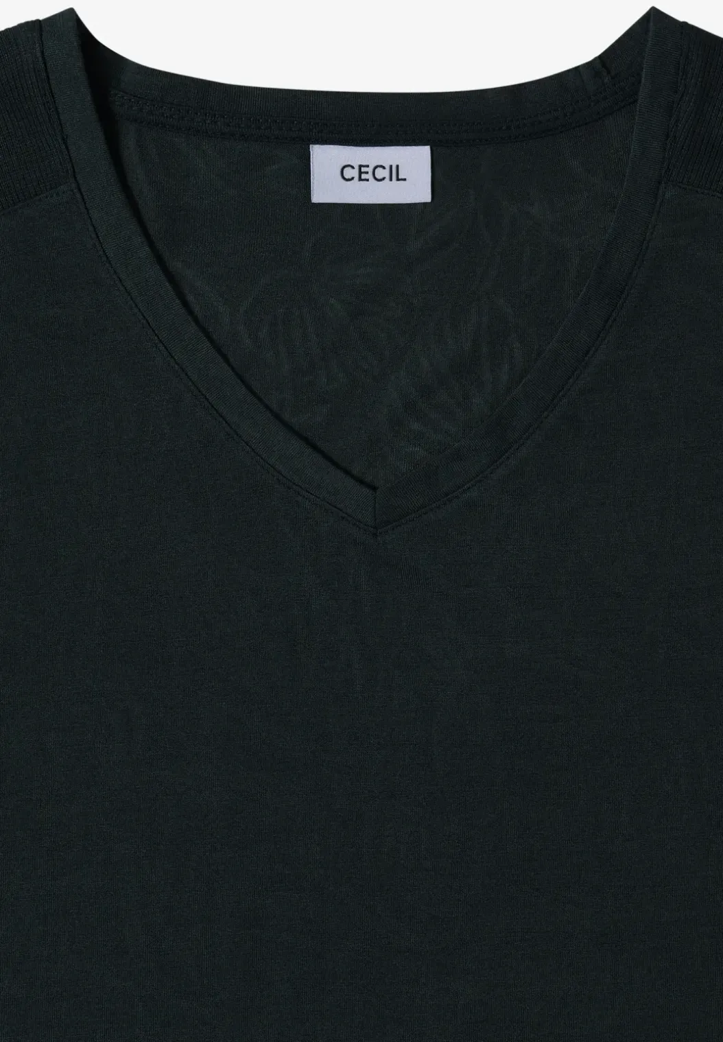 Shirt met ton-sur-ton burn-outpatroon