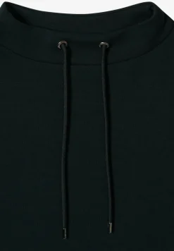 Shirt met trechtervormige hals