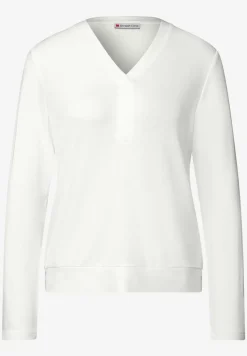 Shirt met V-hals