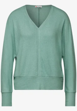 Shirt met V-hals