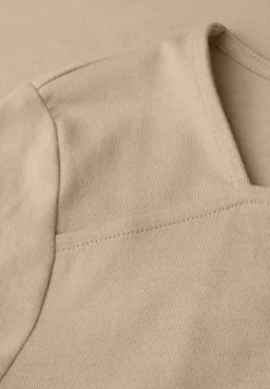 Shirt met vierkante halslijn