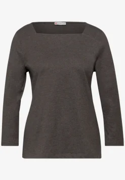 Shirt met vierkante halslijn