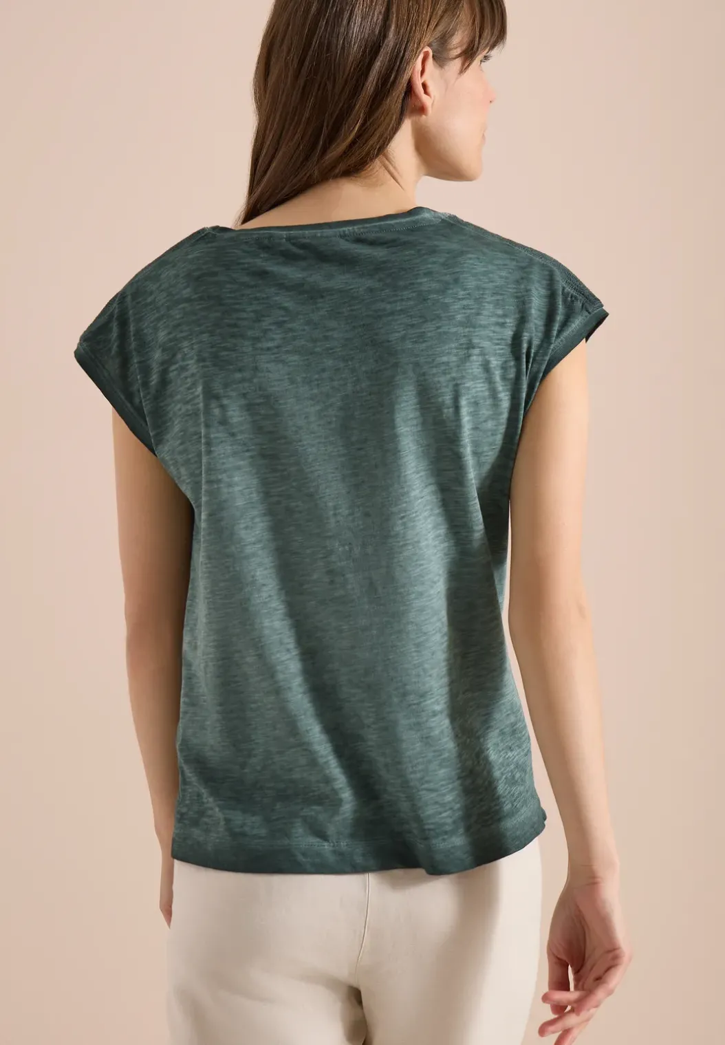 Shirt van geverfde jersey