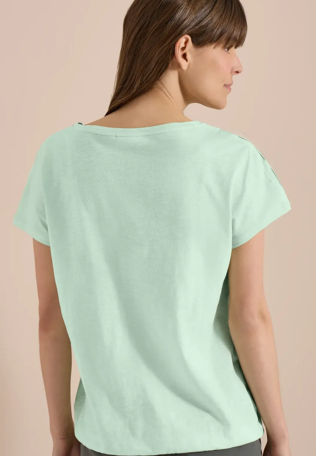 Shirt van geverfde jersey