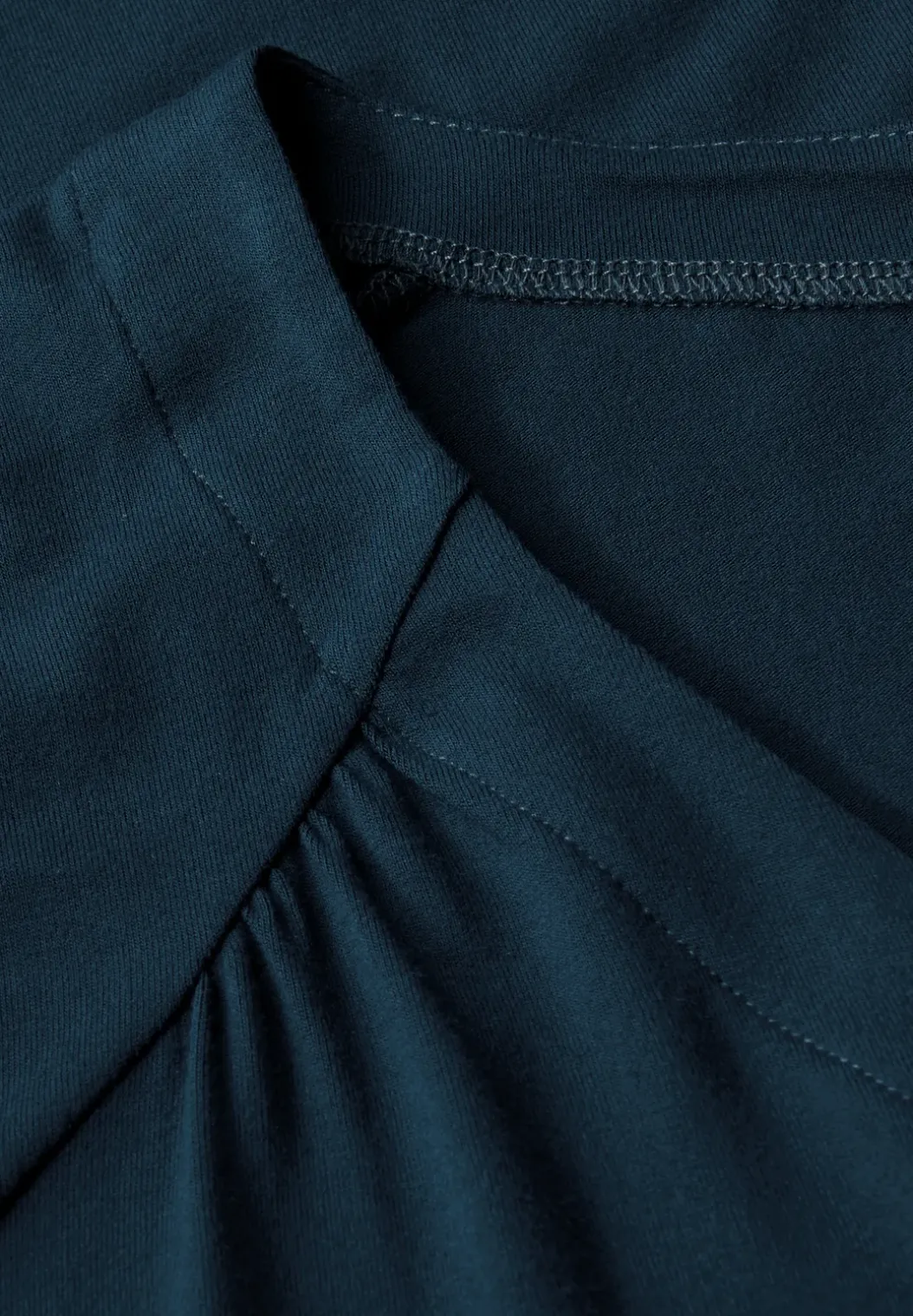 Shirt van jersey met elastische zoom