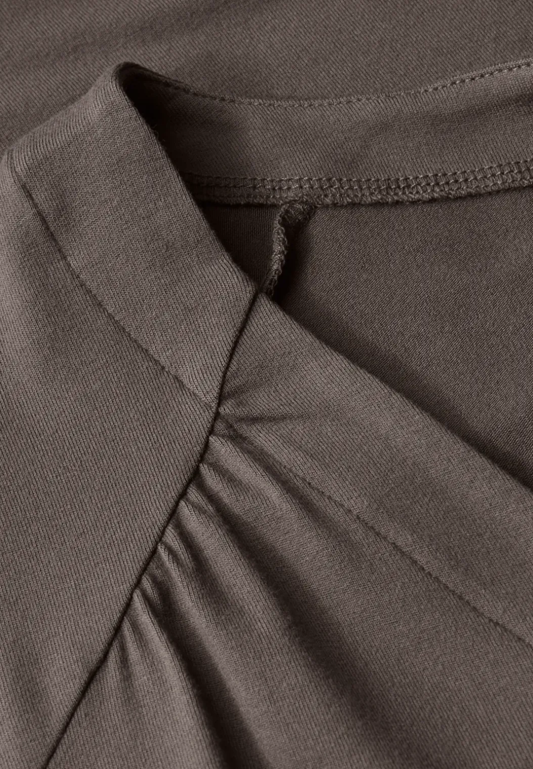 Shirt van jersey met elastische zoom